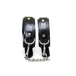 Поножі з екошкіри Art of Sex - Legcuffs Emoji - мініатюра 2