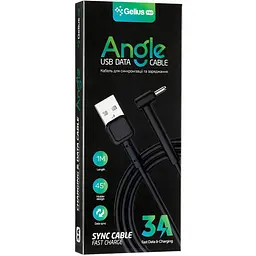 USB кабель Gelius Pro Angle Type-C Black - мініатюра 3