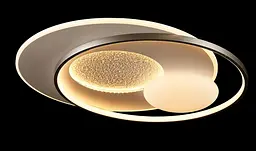 Сучасна стельова LED-люстра L2908/580/2+2 LED (WHITE+GREY), 144 Вт, діаметр 58 см, від 14 до 20 м2 - мініатюра 4