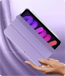 Чохол-книжка BeCover Tri Fold Hard для Apple iPad Mini 7 2024 8.3" Пурпуровий (712455) - мініатюра 4