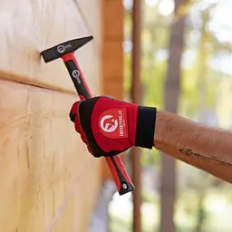 Молоток слюсарний INTERTOOL HT-0253, 300 г, фібергласова ручка, посилений - мініатюра 4