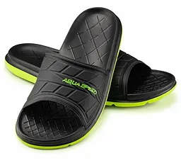 Шльопанці Aqua Speed ​​Aspen 41 Чорний/Жовтий (1000-534-07-41)