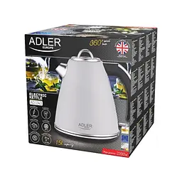 Електрочайник Adler AD 1343 білий - мініатюра 6