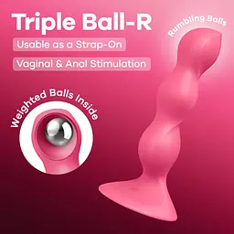 Анальний стимулятор-намистини Satisfyer Triple Ball-R - мініатюра 2