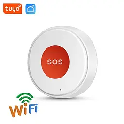Wifi кнопка SOS для літніх та хворих людей для екстреного виклику допомоги Nectronix ER-W1, додаток Tuya Smart - мініатюра 2