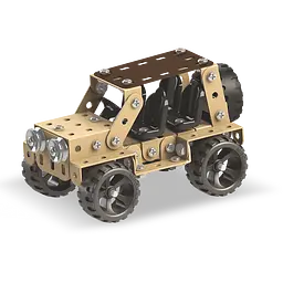 Конструктор Zephyr Mechanic Safari металевий розвивальний 155 елементів 5 моделей - мініатюра 5