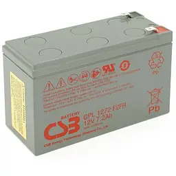 Акумуляторна батарея CSB GPL1272F2, 12V 7,2Ah (151х65х100мм) 2,63кг Q10
