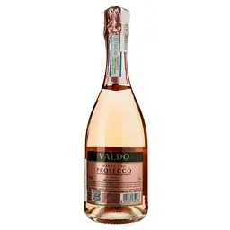 Ігристе вино Valdo Marca Oro Prosecco DOC Rose Brut Millesimato, рожеве, брют, 0,75 л - мініатюра 2