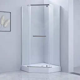 Душова кабіна Lidz Dozorca SC90x90.CRM.LOW.TR LDSC9090CRMLOWTR - мініатюра 6