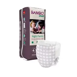 Нічні ЕКО підгузки-трусики для дівчаток Bambo Dreamy Night Pants (15-35 кг), 4-7 років. Bambo Nature (18874) - мініатюра 7