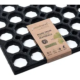 Килимок придверний MultyHome Honey Comb резиновий 45х 75 см (283083) - мініатюра 2