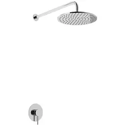 Душова система Kohlman Axel 25 chrome + BOX прихованого монтажу QW220AR25, Хром
