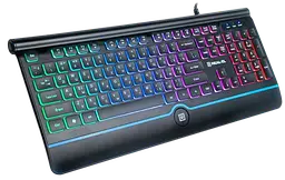 Клавіатура REAL-EL Comfort 8000 Backlit Ukr RGB Black (EL123100033)
