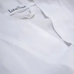 Халат-кімоно з льону Lotus Home - Madrida білий L/XL - мініатюра 5