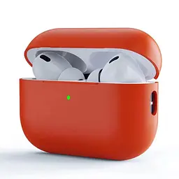 Силіконовий чохол для навушників Apple AirPods Pro 2 2022, Silicone Case, помаранчевий, захисний чохол, ультратонкий і легкий, захист від подряпин, пилу та ударів, м"який силікон, ArmorStandart (ARM64539)