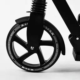 Самокат Best Scooter 57х14х80-98.5 см Чорний 000231602 - мініатюра 4