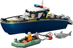Конструктор LEGO City Переслідування на поліцейському катері 264 деталі (60456) - мініатюра 5