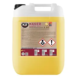 Антифриз K2 Kuler Long Life -35°C G13 жовтий 20 кг (W406Y) - мініатюра 2