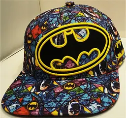 Кепка бейсболка Бетмен Batman логотип кольоровий BN - мініатюра 2