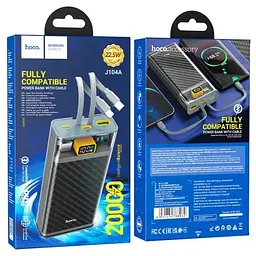 Універсальна мобільна батарея 20000 mAh, J104A "Discovery Edition", Black, 22.5 Вт Hoco teh0027610 - мініатюра 6