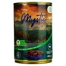 Вологий корм для собак Mystic шматочки ягнятини в желе 400 г (609201) - мініатюра 2