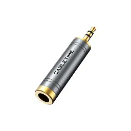 Перехідник 3.5mm M to 6.35mm F Cabletime (CA915132)