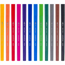 Набір лінерів-пензлів Bruynzeel BRUSHPEN двосторонніх 12кол - мініатюра 2