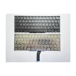 Клавіатура ноутбука Apple Macbook Air 11.6\" A1370(2010) чорна, підсв (A46068)