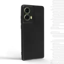 Чехол-накладка для смартфона Motorola G85 5G, противоударный, силиконовый, термополиуретановый (ТПУ), с защитой камеры и корпуса, черный, защита всего корпуса, ArmorStandart (ARM77296) - мініатюра 2