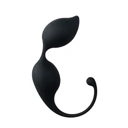 Вагінальні кульки Easytoys, силіконові, чорні, 20 х 3 см