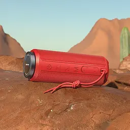 Колонка портативна Borofone BR22 sports wireless speaker Червоний - мініатюра 3