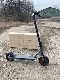Електросамокат KUGOO М365 Pro MAX з переднім амортизатором 13Ah сірий(2025) - мініатюра 7