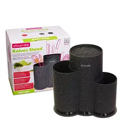 Підставка для ножів Kamille КМ-7608 black - мініатюра 5