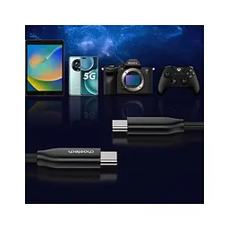 Дата кабель USB-C to USB-C 1.2m USB 3.1 Gen2 240W (50V/5A) Choetech (XCC-1035) - мініатюра 5