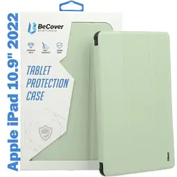 Чохол до планшета BeCover TPU Edge mount Apple Pencil Apple iPad 10.9" 2022/24/11" 2025 Green (708483)