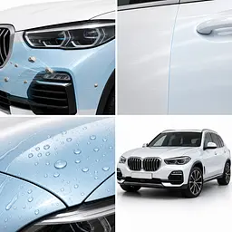 Антигравійна захисна бронеплівка за лекалами для BMW X5 G05 2018-2023 - передня частина авто (капот бампер фари крила) - мініатюра 3