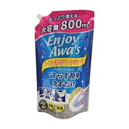 Засіб для чищення унітазу Rocket Soap Foaming Toilet Cleansing Spray З іонами срібла Змінний блок 800 мл (4903367093653)
