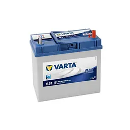 Акумулятор автомобільний Varta Blue Dynamic 45Аh без нижн. бурта (545155033) - мініатюра 1
