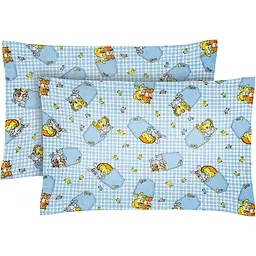 Набір наволочок Home Line бязь кишенькові звірята бірюзовий 40 x 60 см (183262)