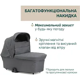 Коляска Chicco 2 в 1 Bellagio 2 сіра (2900990903245) (87183.45.01) - мініатюра 6