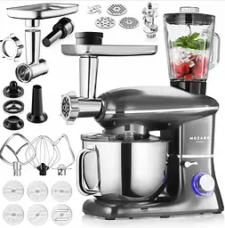 Кухонний комбайн Mozano планетарний Kitchen Assistant 6 в 1 3200 Вт чаша 6.2 л - мініатюра 3