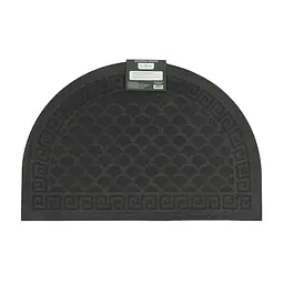 Килимок придверний Eco Fabric Луска півколо з кромкою коричневий 40 х 60 см (4060-119) - мініатюра 3