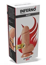 Фалоімітатор Hidden Desire Inferno 16 см (тілесний) - мініатюра 6