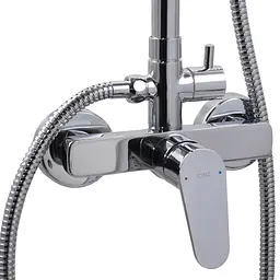 Душова система Topaz Capri TCA 15702-H37 комплект Н-130см, Хром - мініатюра 3