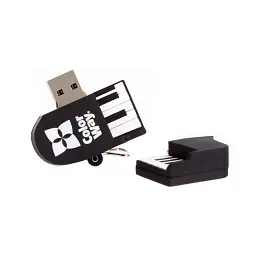 USB флеш накопичувач ColorWay Piano 64 GB 3.0 Black (CW-USBPO64) - мініатюра 2