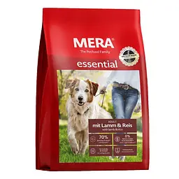 Сухий корм для дорослих собак Mera essential Lamm&Reis з ягням та рисом 1 кг