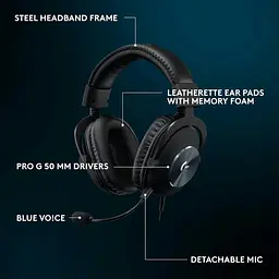 Навушники Logitech G PRO X SE Black (981-001470) - мініатюра 6