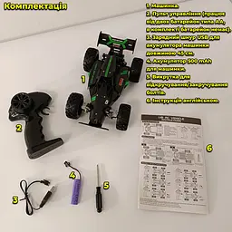 Машинка Баггі з дистанційним керуванням Ready Go Race 15+ км/год Чорна - мініатюра 10