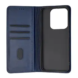 Чохол-книжка Premium Xiaomi Redmi Note 14 4G Global Dark Blue - мініатюра 2