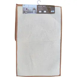 Набір килимків для ванної Vezzer 50x80 та 50x40 см бежевий (VZ2036Beige) - мініатюра 2